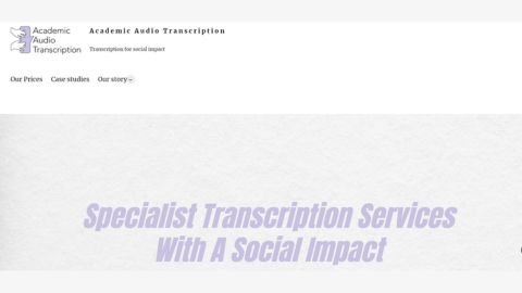 Academic Audio Transcription
