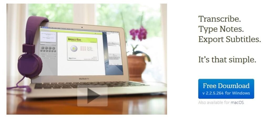 audio transcription tools - inqscribe