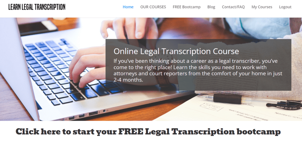 Learn Legal Transcription - Best Legal Transcription Course