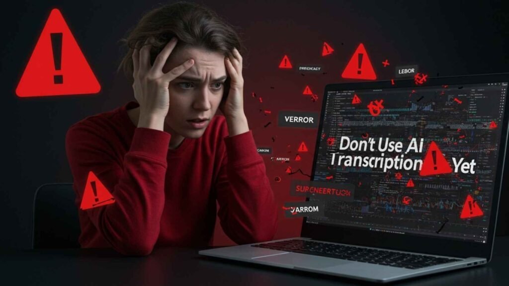 Don't use AI transcription1