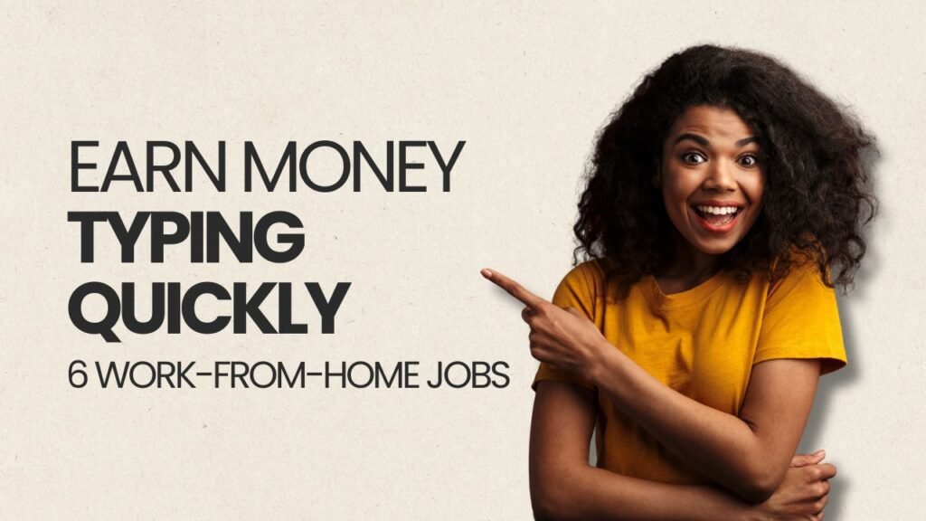 Jobs for Fast Typists